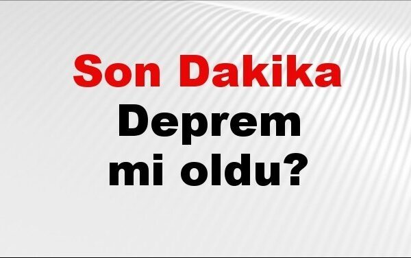 Son dakika Balıkesir’de deprem mi oldu? Az ö... Son dakika Balıkesir’de deprem mi oldu? Az ö...