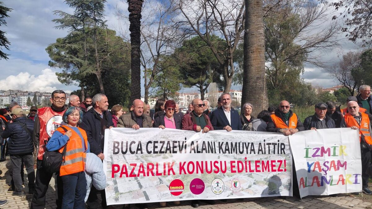 Buca Cezaevi alanında kent suçu vurgusu ve itiraz çağrısı! Buca Cezaevi alanında kent suçu vurgusu ve itiraz çağrısı!