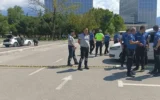 Adliye otoparkında tabancalı kavga; 5 gözaltı! Adliye otoparkında tabancalı kavga; 5 gözaltı!