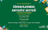 Bodrum Belediyesi’nden öğrencilere kırtasiye desteği